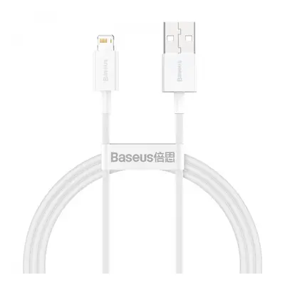 Datový kabel Baseus Superior Series Fast Charging Data Cable USB to iP 2.4A 1m, bílá