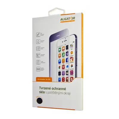 Tvrzené sklo Aligator GLASS PRINT pro Honor 10 Lite, Black