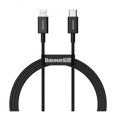 Datový kabel Baseus Superior Series Fast Charging Data Cable Type-C to iP PD 20W, 1m, černá