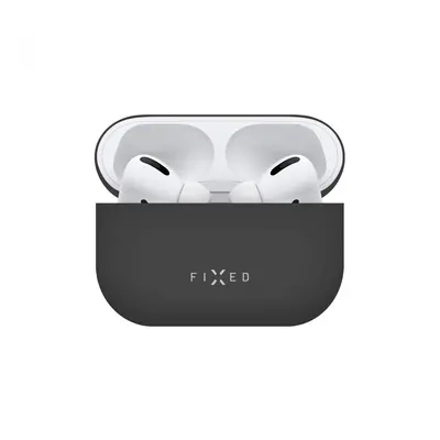 Ultratenké silikonové pouzdro FIXED Silky pro Apple Airpods Pro, černá