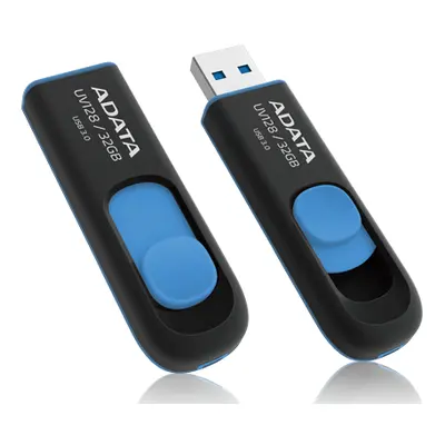 Flash disk ADATA UV128 64GB, USB 3.0, modrý