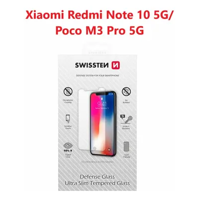 Tvrzené sklo Swissten pro Xiaomi Redmi Note 10 5G/ Poco M3 PRO 5G