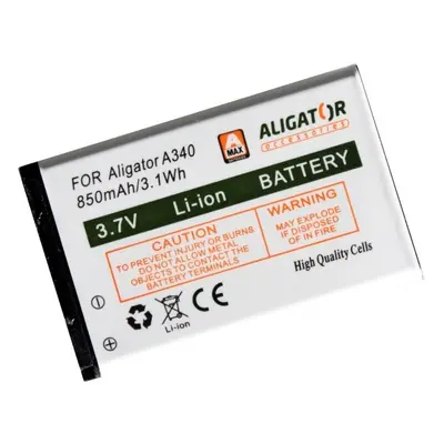 ALIGATOR baterie pro A340/A310/A311/A320/V600 850mAh Li-Ion