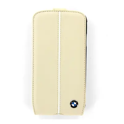 Pouzdro BMW Flip pro Samsung Galaxy S4 (EU Blister) BMFLS4LC béžové