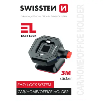 Držák Swissten Easy Lock Car/Home/Office, černá