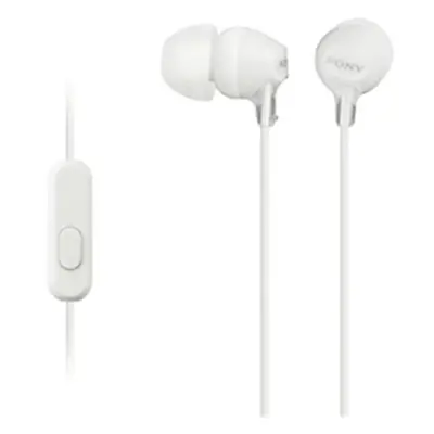 Sluchátka SONY MDR-EX15AP handsfree bílé