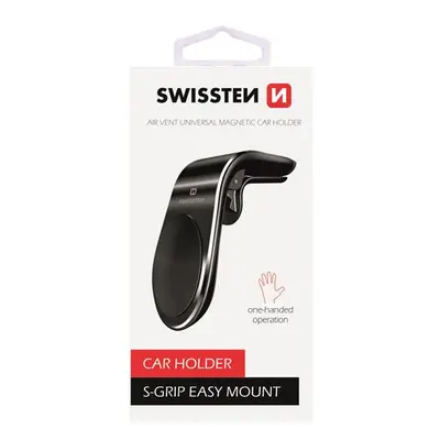 Magnetický držák do ventilace auta Swissten Easy Mount, black