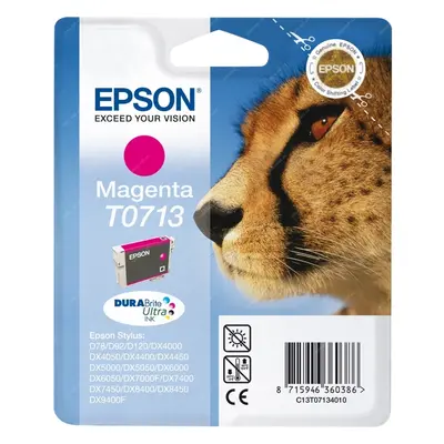 Originální náplň do tiskárny Epson T0713, purpurová