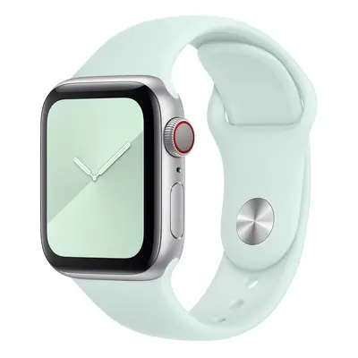 Set silikonových řemínků FIXED Silicone Strap pro Apple Watch 42/44/45 mm, světlě zelená