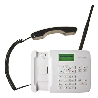 Aligator T100, stolní telefon white