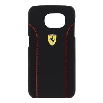 Zadní kryt Ferrari Fiorano Hard Case FEDA2IHCS6BL pro Samsung Galaxy S6, černá