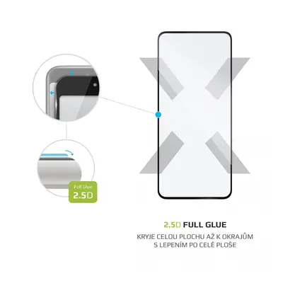 Ochranné tvrzené sklo FIXED Full-Cover pro Samsung Galaxy M62, černá