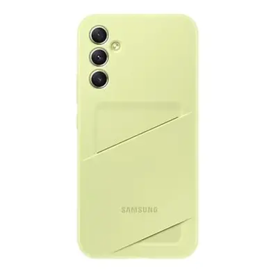 Samsung zadní kryt s kapsou na kartu pro Samsung Galaxy A34, limetková