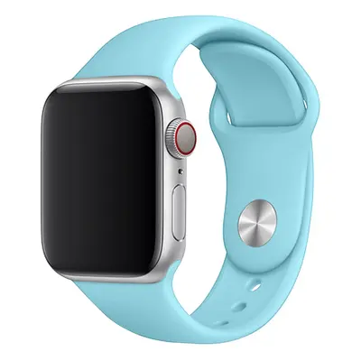 Set silikonových řemínků FIXED Silicone Strap pro Apple Watch 42/44/45 mm, tyrkysová