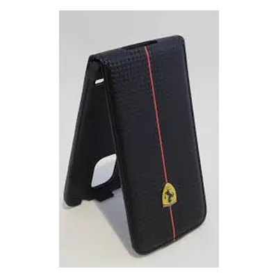 Kožené pouzdro Ferrari Flap Case pro Samsung Galaxy S5, černá