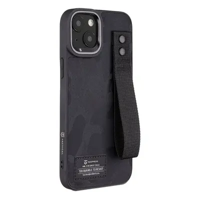 Zadní kryt Tactical Camo Troop Drag Strap pro Apple iPhone 14 Plus, černá