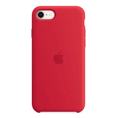 Originální kryt Silicone Case pro Apple iPhone SE, červená