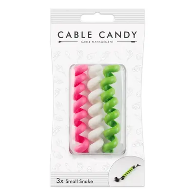 Kabelový organizér Cable Candy Small Snake, 3 ks, různé barvy