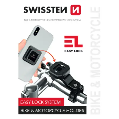 Držák Swissten Easy Lock Bike, černá