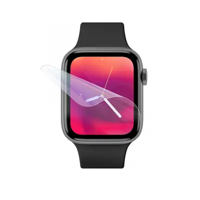 Silikonová fólie na displej Apple Watch 45mm, FIXED Invisible Protector, 2ks, čirá