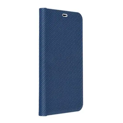 Forcell Luna Carbon flipové pouzdro Apple iPhone 12 mini navy