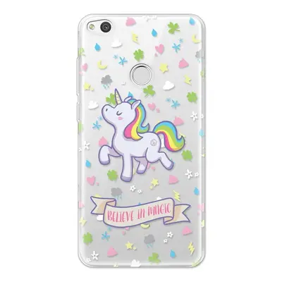 Pouzdro 4-OK Cover 4U HUAWEI P8 LITE 2017 unicorn