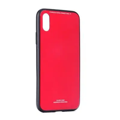 Pouzdro Forcell Glass pro Xiaomi Redmi 8, červená