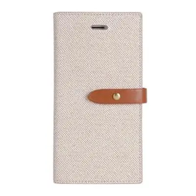 MERCURY MILANO DIARY pouzdro flip APPLE iPhone X beige/brown