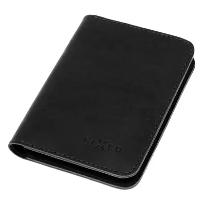 Kožená peněženka FIXED Wallet XL, černá