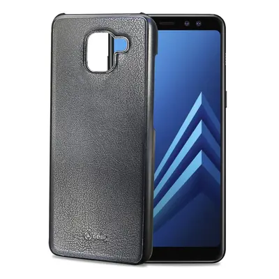 Magnetické pouzdro Celly Ghostcover pro Samsung Galaxy A8 Plus (2018) černé