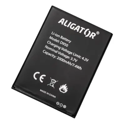 Originální baterie ALIGATOR D950 Li-ION 2000mAh