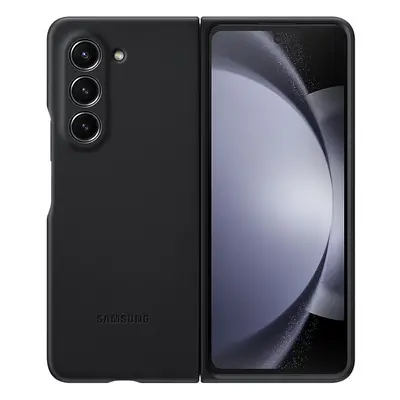 Zadní kryt Samsung z eko kůže pro Galaxy Z Fold5, šedá