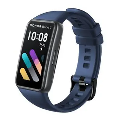 Silikonový řemínek FIXED Silicone Strap pro Honor Band 6/7, modrá