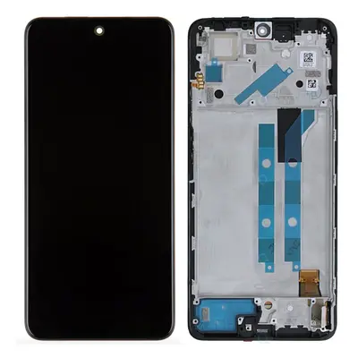 LCD + dotyk + přední kryt pro Xiaomi Redmi Note 12 Pro 5G, black (Service Pack)