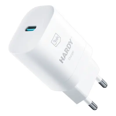 Nabíječka cestovní 3mk HARDY Charger 33W, GaN 1x USB-C (PD) pro Apple, bílá