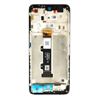 LCD + dotyk + přední kryt pro Motorola Moto E22s, black (Service Pack)