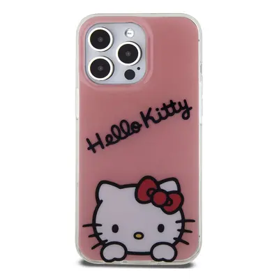 Zadní kryt Hello Kitty IML Daydreaming Logo pro Apple iPhone 13 Pro, růžová