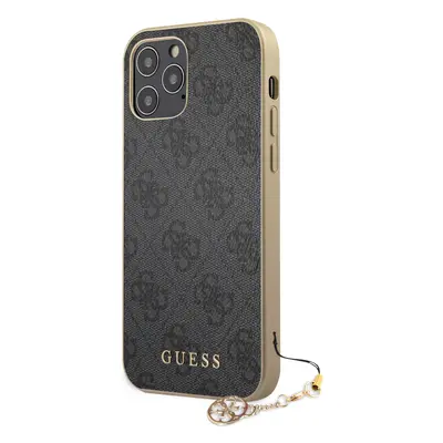 Guess 4G Charms zadní kryt GUHCP12MGF4GGR Apple iPhone 12/12 Pro grey