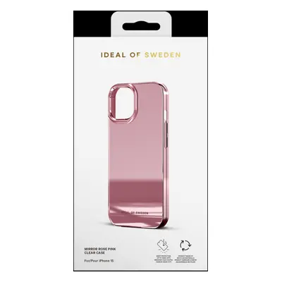 Ochranný kryt Clear Case iDeal Of Sweden pro Apple iPhone 15, mirror pink