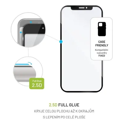 Ochranné tvrzené sklo FIXED Full-Cover pro Samsung Galaxy A05s, černá