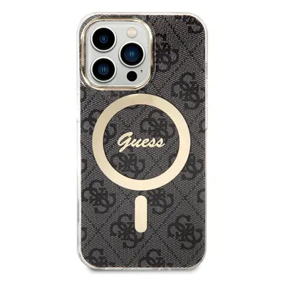 Zadní kryt Guess 4G IML MagSafe pro Apple iPhone 13 Pro, black