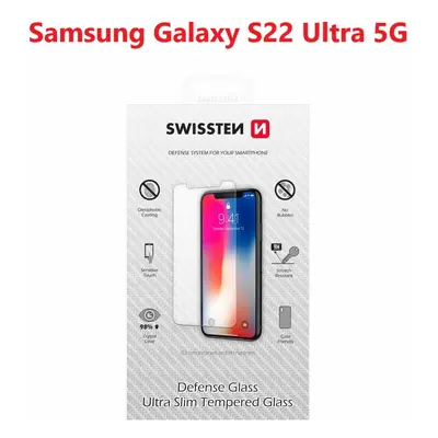 Tvrzené sklo Swissten pro Samsung Galaxy S22 Ultra 5G