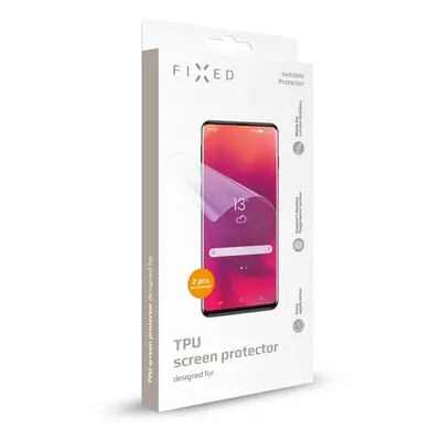 Silikonová fólie FIXED Invisible Protector pro Samsung Galaxy S22 Ultra 5G (2ks), čirá