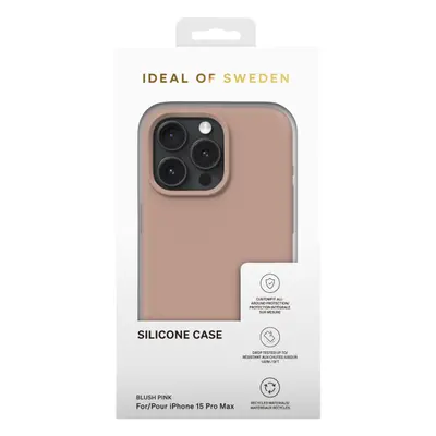 Silikonový ochranný kryt iDeal Of Sweden pro Apple iPhone 15 Pro Max, blush pink