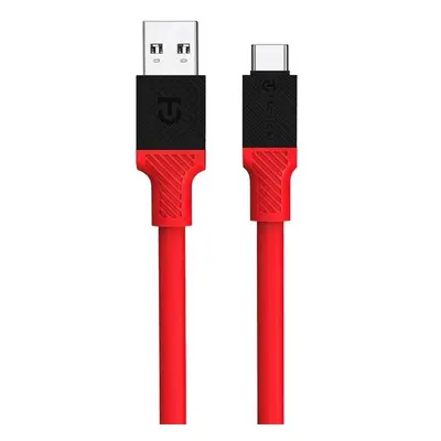 Kabel Tactical Fat Man Cable USB-A/USB-C 1m, červená