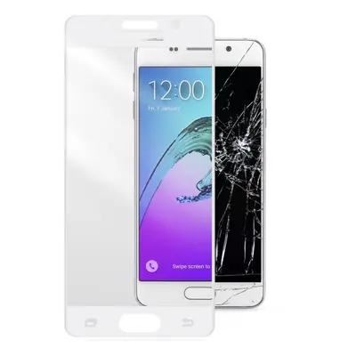 Ochranné tvrzené sklo pro Cellularline Capsule pro Samsung Galaxy A5 2016, bílé