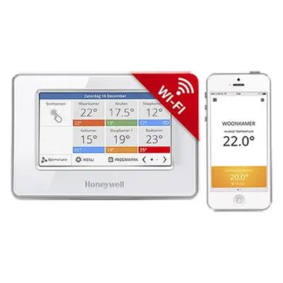 Honeywell EvoTouch-WiFi ATC928G3026, řídící jednotka bez napájení, bílá, CZ lokalizace