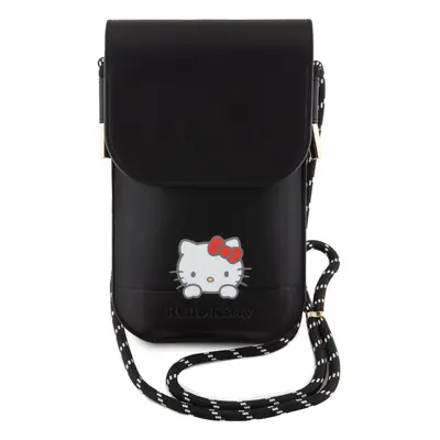 Taška Hello Kitty PU Daydreaming Logo Leather Wallet Phone Bag, black