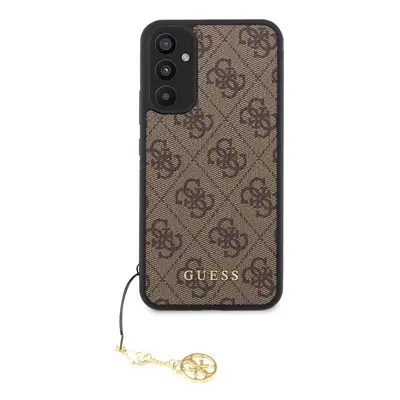 Zadní kryt Guess 4G Charms pro Samsung Galaxy A34 5G, hnědá