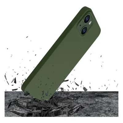 Ochranný kryt 3mk Hardy Silicone MagCase pro Apple iPhone 15, alphine green